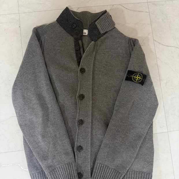 스톤아일랜드 니트 집업 가디건 xxl
