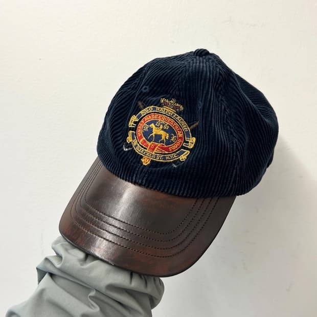 90-00s 폴로 랄프로렌 코듀로이 캡