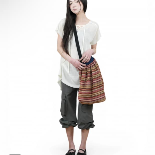 KNIT REVERSIBLE BAG