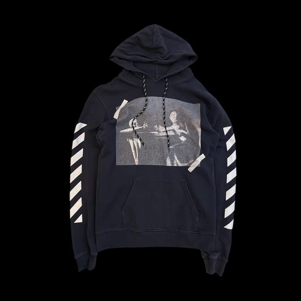 오프화이트 카라바조 후디