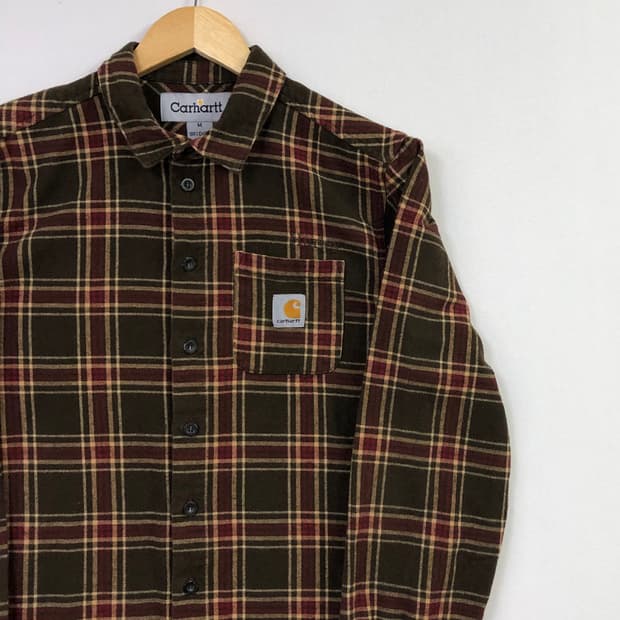 M 칼하트 체크 남방