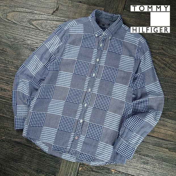 [타미힐피거] 빈티지 멀티 체크 셔츠 M19394