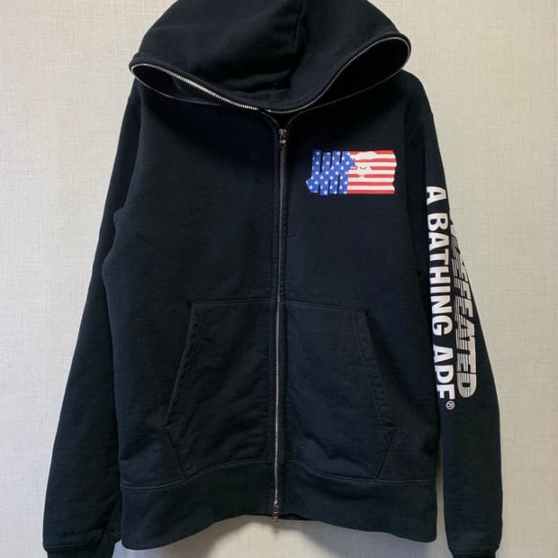 베이프 언디핏 2014 풀집업 후드