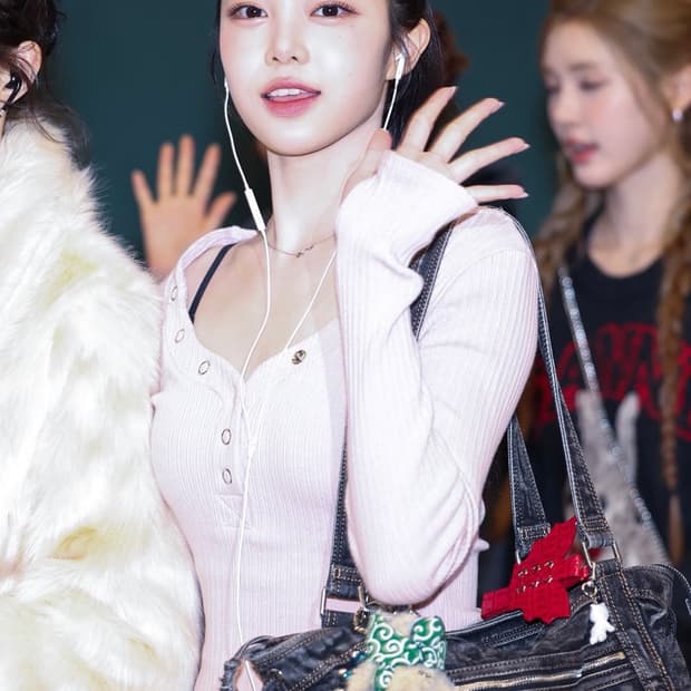 하투하 이안 착용 - 플리즈노팔로우 버니탑 플노팔