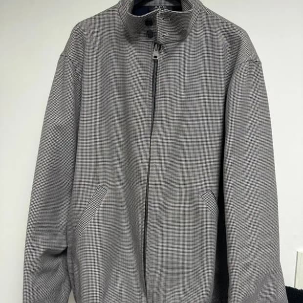 APC 아페세 면 헤링턴 체크 자켓xl