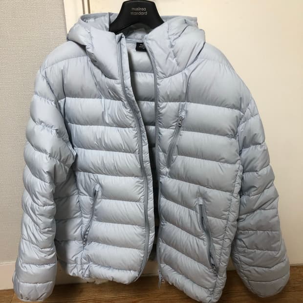 무탠다드 경량패딩 클라우디 블루 XL