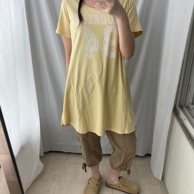 34 모리 반팔 원피스