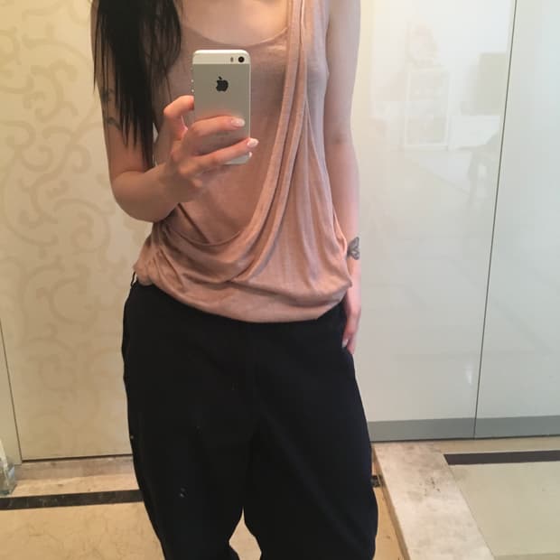 Arrogant Cat London Scarf Drape Top