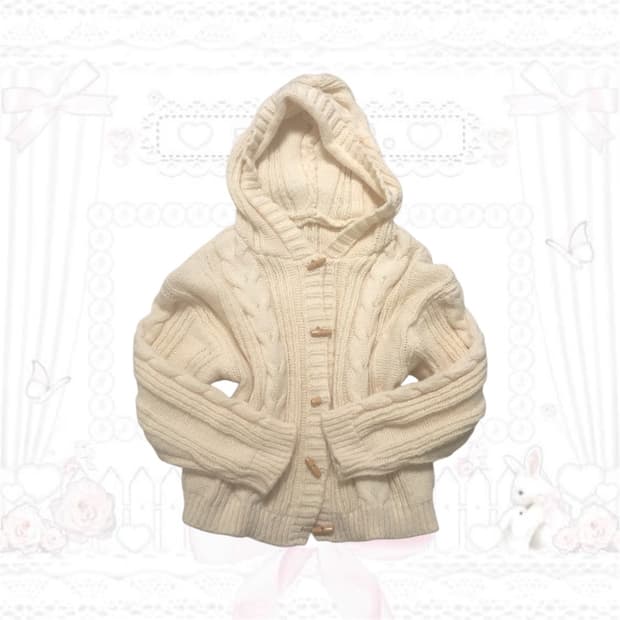 빈티지 모리걸 떡볶이 가디건 러블리 달천깔 라떼갸루 히메갸루