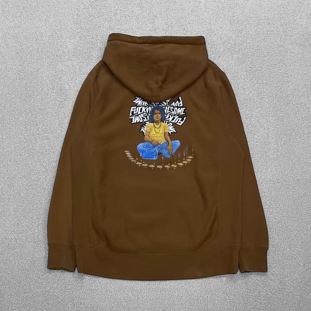 퍼킹어썸 인디아 보이 후드티 브라운