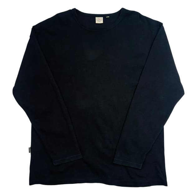 아비렉스 빈티지 블랙 오버핏 니트 4XL