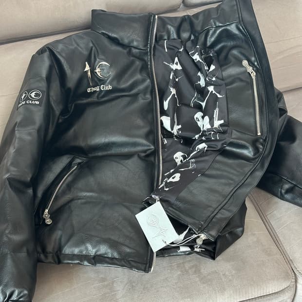 떠그클럽 레더 패딩 2size 새상품