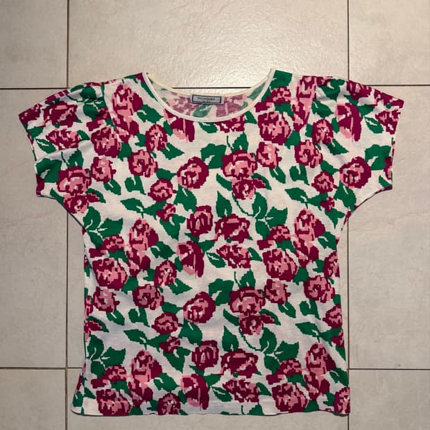 Yves Saint Laurent Flower T-Shirr 