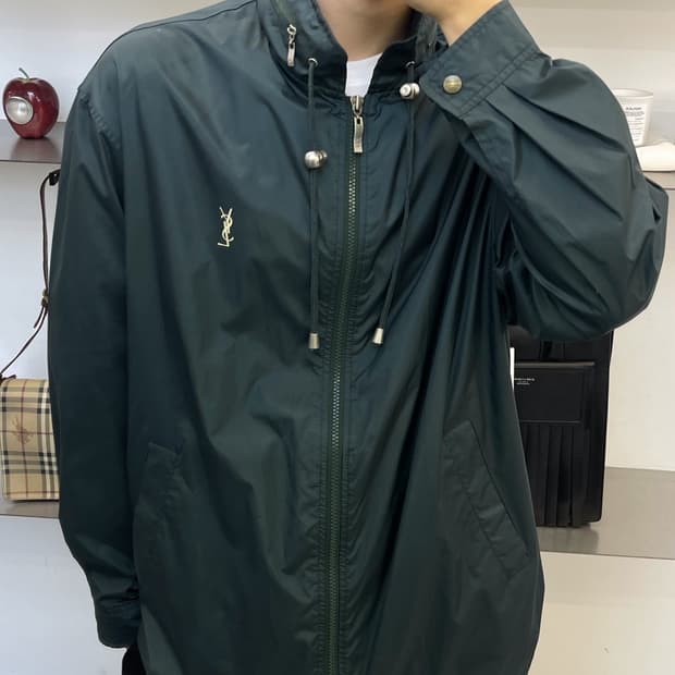 입생로랑 90s 백 로고 윈드브레이커