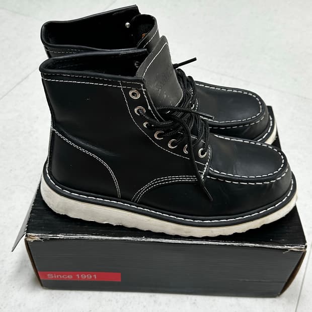 돔바 남자 소가죽 워커