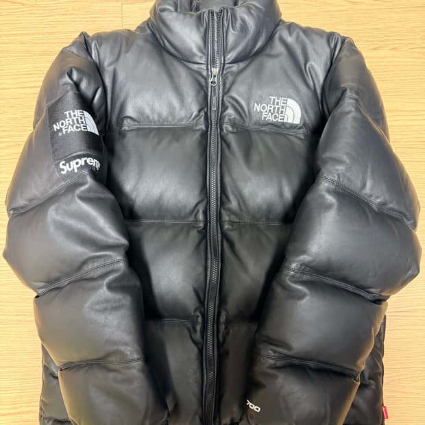 슈프림 노스페이스 슈노 레더 눕시(M)