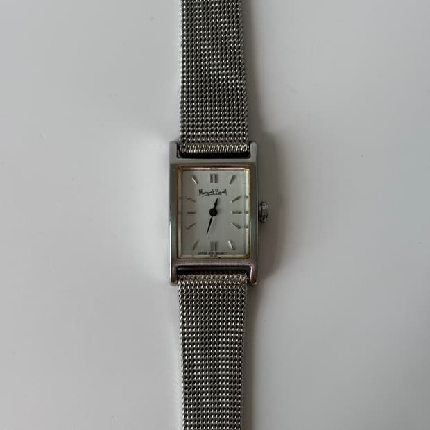 Silver Tank Ladies Quartz