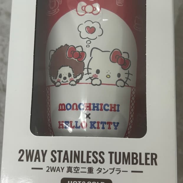몬치치 헬로키티 2way 텀블러 녹지않는컵
