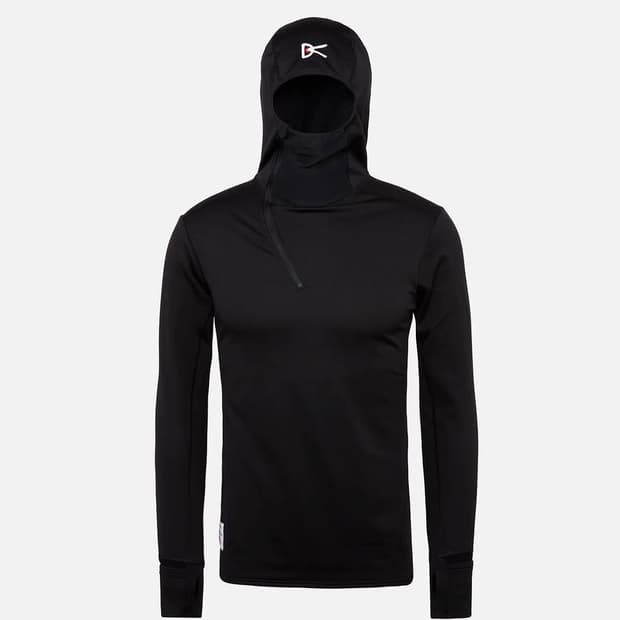 디스트릭트비전 Hooded Grid Fleece 남성 플리스 러닝후드
