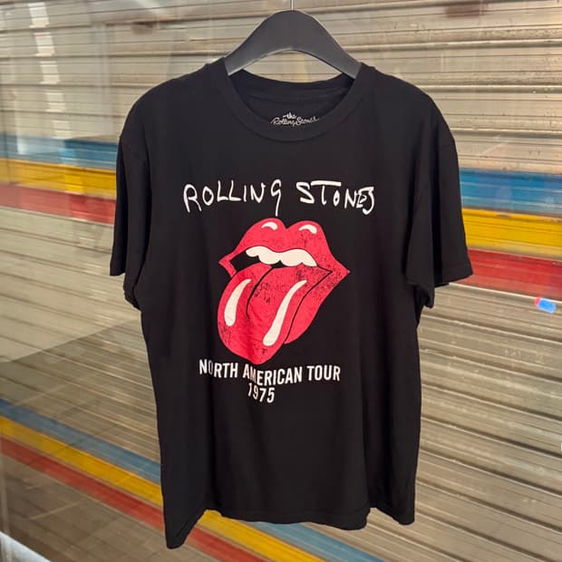 Rolling Stones 1975 N.America Tour Tee