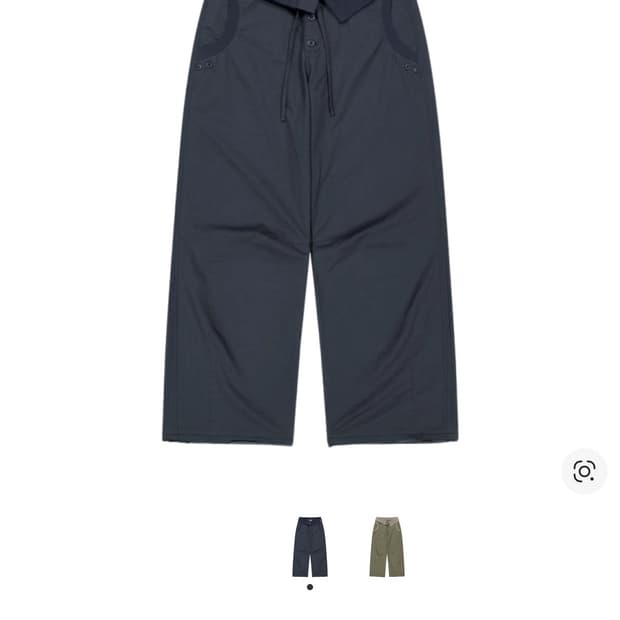 코이세이오 플로우 폴드 팬츠 네이비 1사이즈