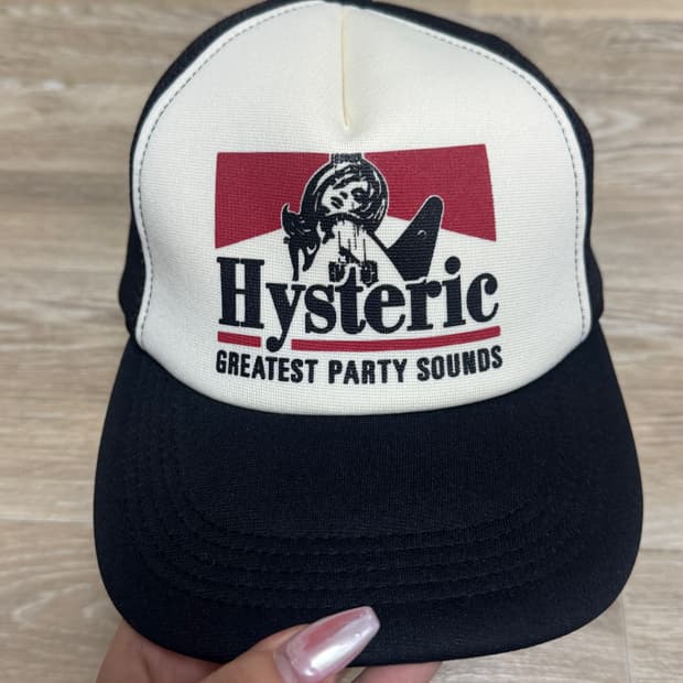 실착1회) 히스테릭 글레머 기타 걸 메쉬 캡 볼 모자