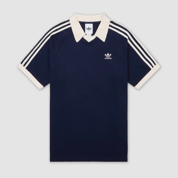 아디다스 와플 폴로 셔츠 - 네이비