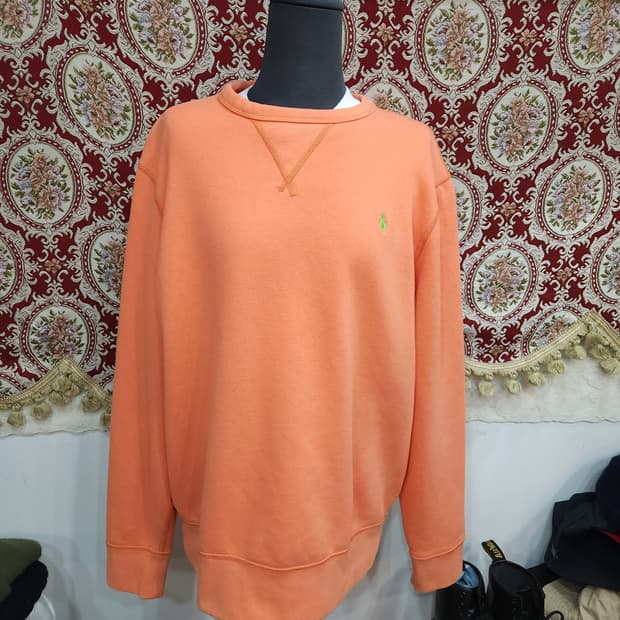 폴로 랄프로렌 피치 기모 맨투맨

