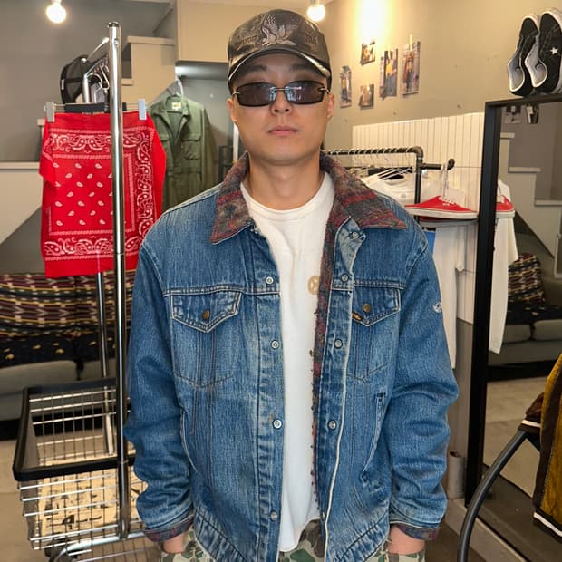 80’s Saddle King Western blanket denim 