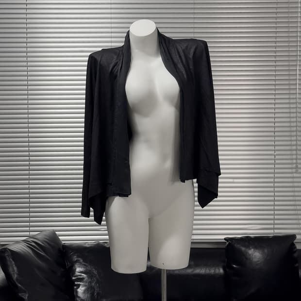 {Hiroko Koshino} Asymmetric Cardigan