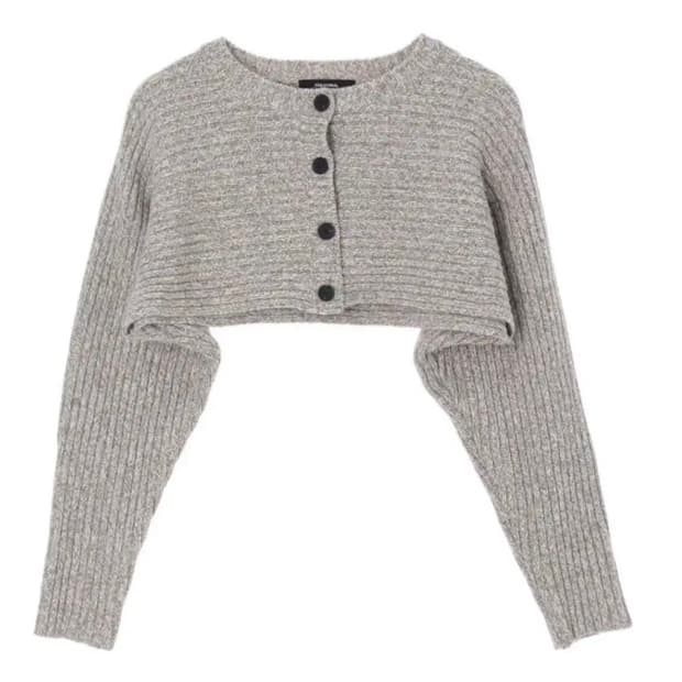 다이애그널 볼레로가디건