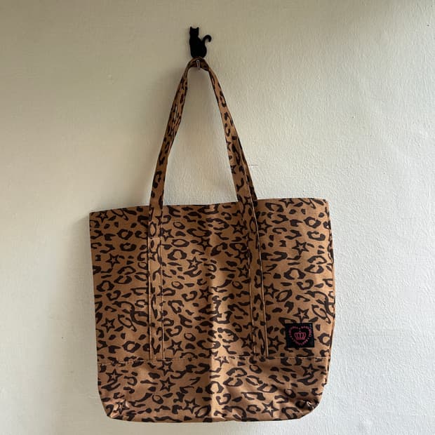 호피 별 에코백