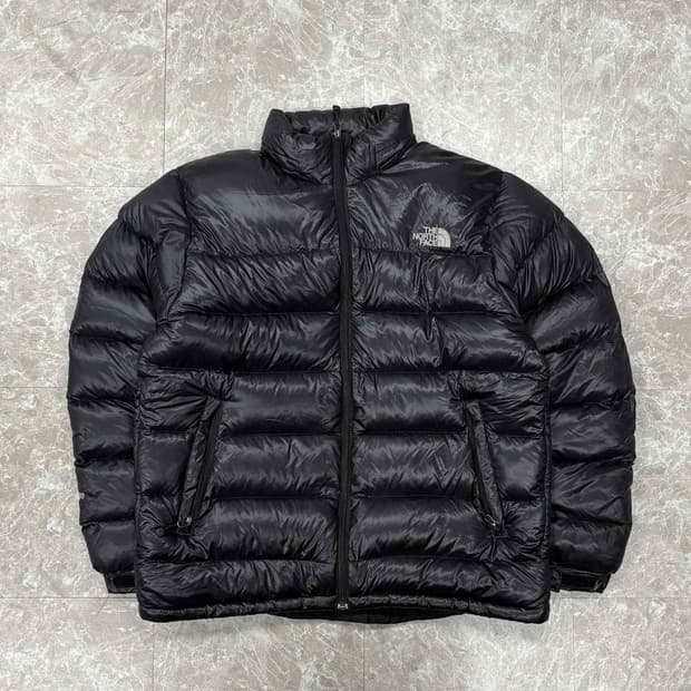 노스페이스 구스다운 빅사이즈 블랙 패딩 자켓 점퍼(110)