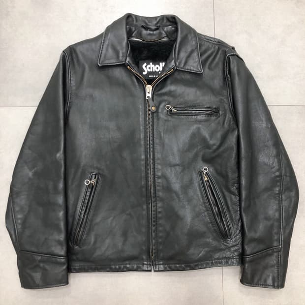 쇼트 schott 미국 usa 바이크레이싱 디트로이트 레더가죽 자켓 38