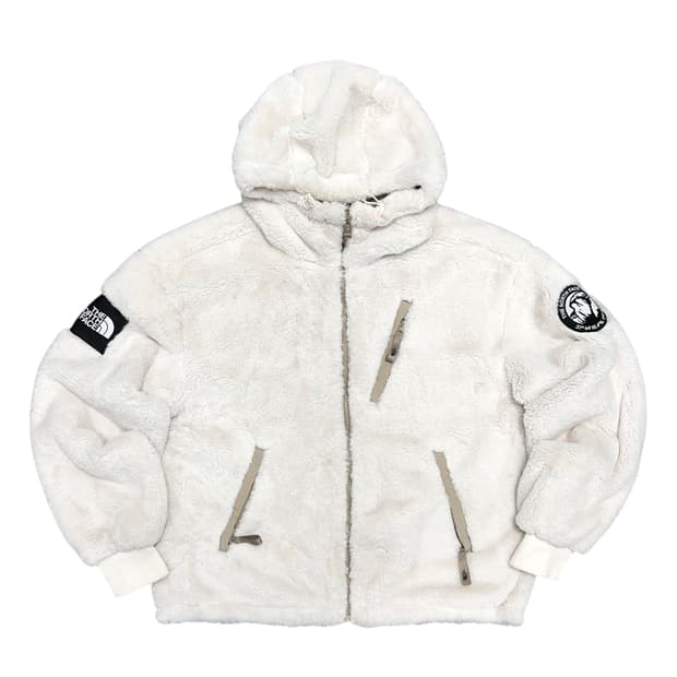 노스페이스 우먼스 아이보리 후드 쉐르파 자켓(M)