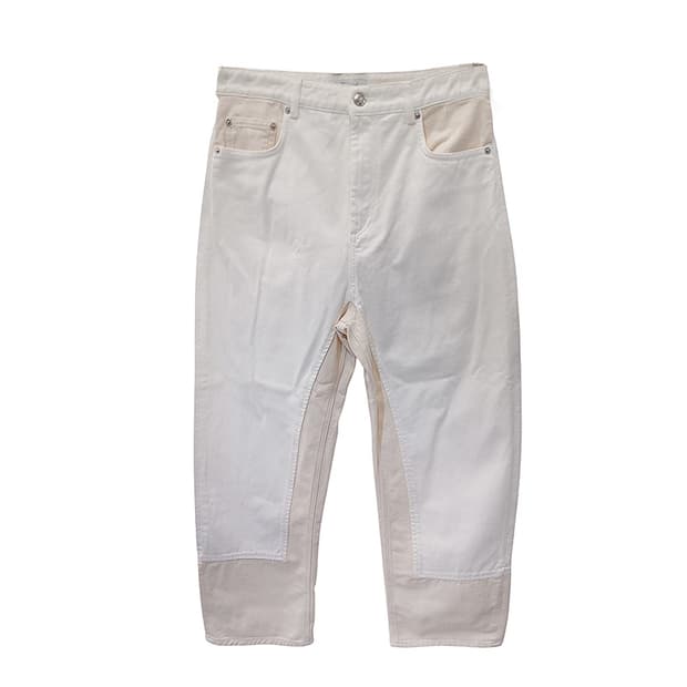 막스마라 인트렌드 투톤 와이드 핏 데님 팬츠 77