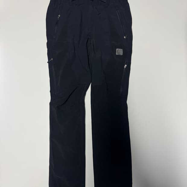 여성 코오롱 스포츠 기능성 벨티드 등산 바지 블랙