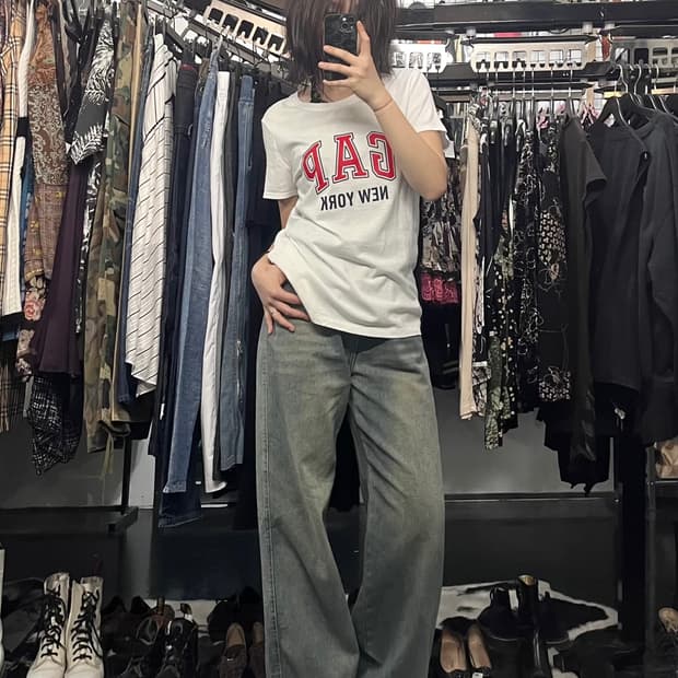 빈티지 워싱데님 팬츠