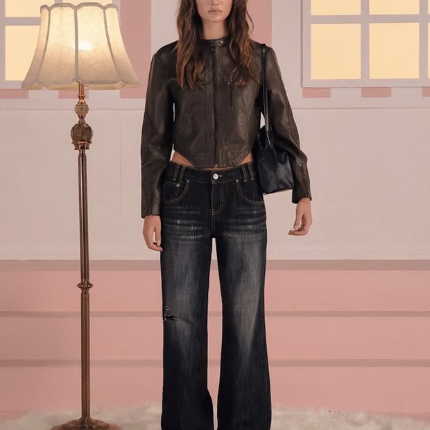 쓰리타임즈 데님 Zella straight jeans