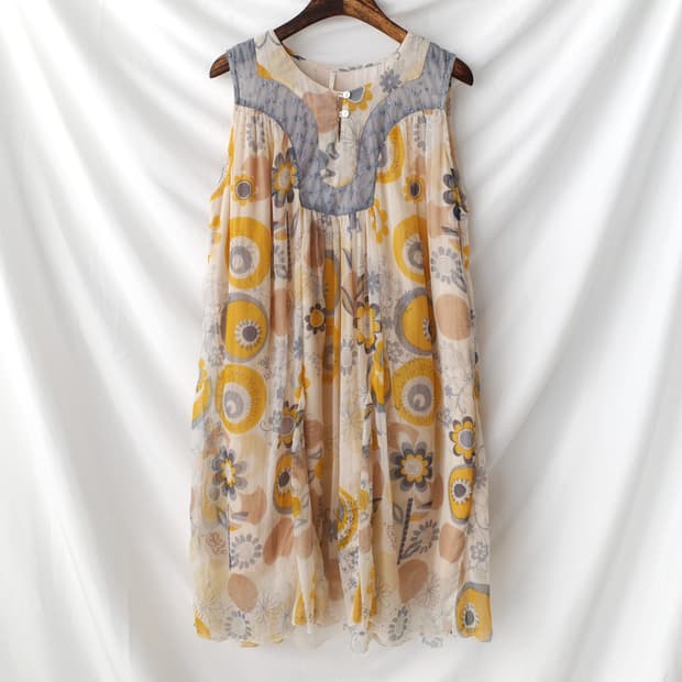 paisley flower one-piece