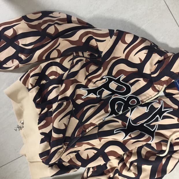 펑크앤요 하트트라이벌 후드집업 L