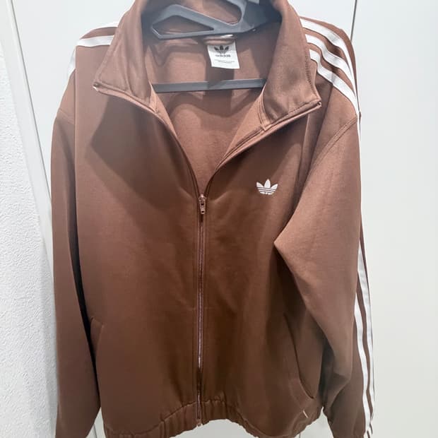 아디다스 스케이트보딩 파이어버드 트랙 자켓 프리러브드 브라운 