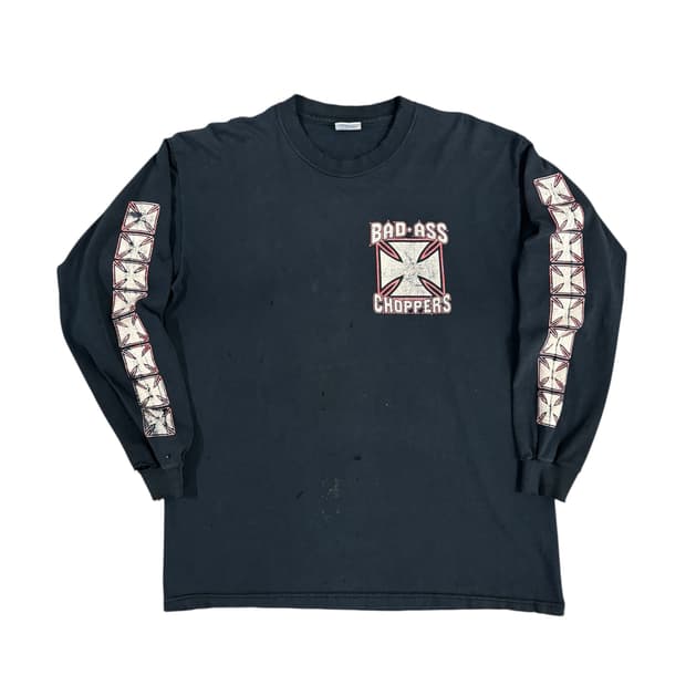빈티지 90s Bad Ass Choppers 베드에스 차퍼스 롱슬리브