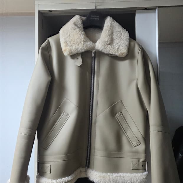 도프제이슨 솔리드 무톤 자켓