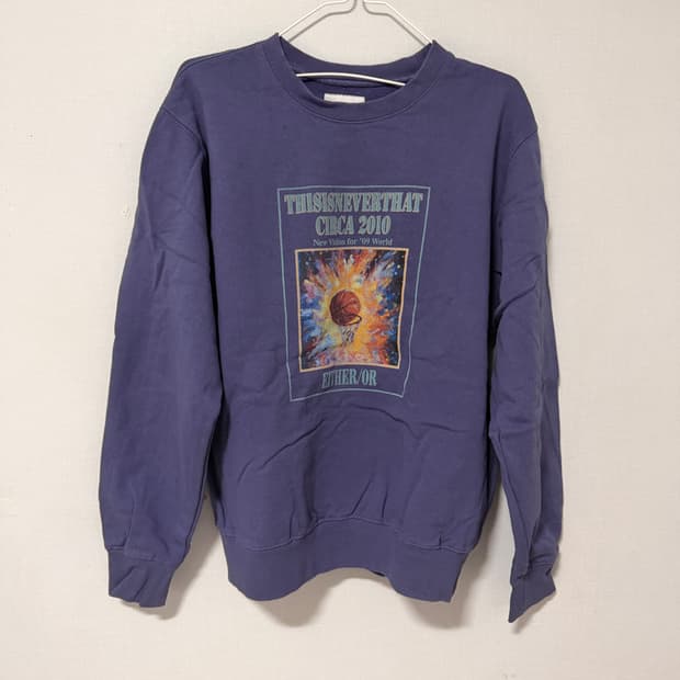 디스이즈네버뎃 바이올릿 맨투맨