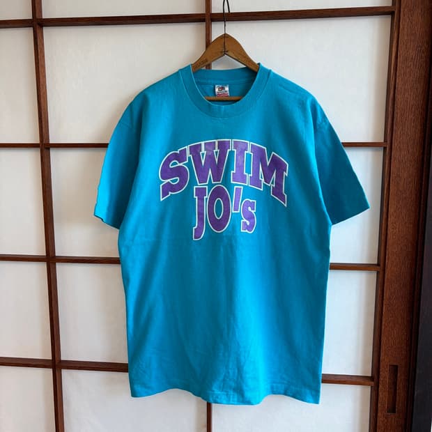 90년대 빈티지 싱글 티셔츠 Swim jo's 