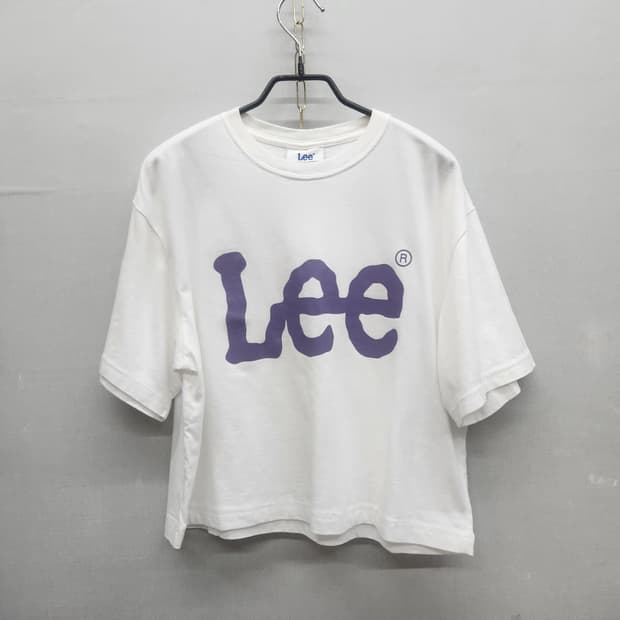 Lee 리 빅로고 프린팅 크롭 오버핏 반팔 S(M~L)