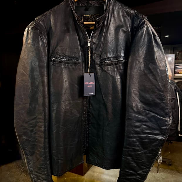 1960s Vintage CafeRacer Leather Jacket