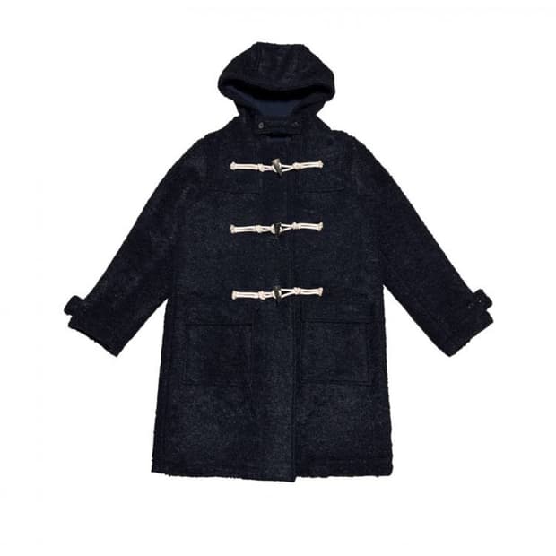 로레일즈 후드 더플 코트