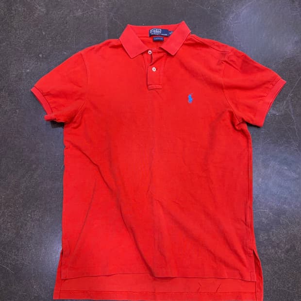 폴로 랄프로렌 커스텀핏 카라티 pkt 폴로티 반팔 M